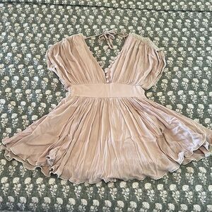 Tan Boutique Dress Romper